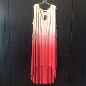 Sunset Ombré Hi-Lo dress